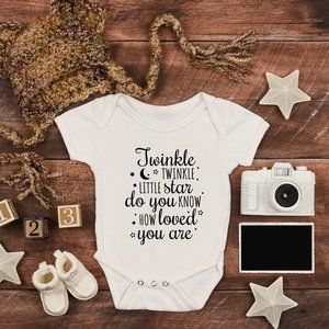 TWINKLE TWINKLE LITTLE STAR GRAPHIC ONESIE